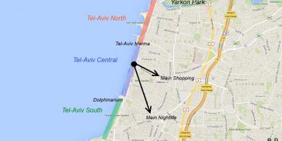 Карта Тел авиву ноћни живот