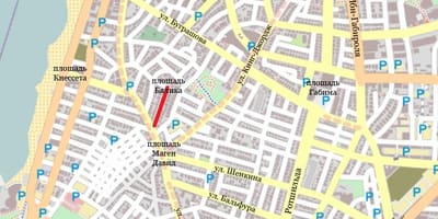 Карта улица Тел-Авив, Израел
