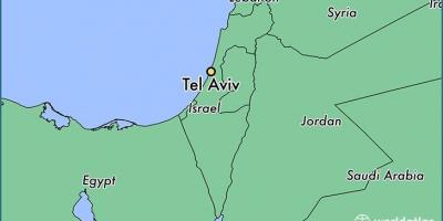 Карта Тел-Авива света